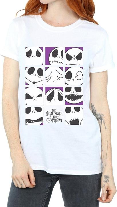 Produktbild Disney Nightmare Before Christmas Many Faces Of Jack Squares TShirt (L)