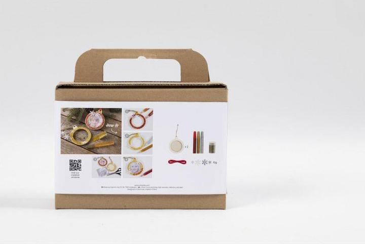 Produktbild Creativ Company Bastelset Weihnachtskugeln Bilderrahmen Foto
