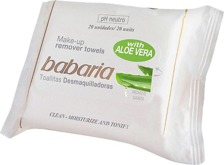 Immagine prodotto Babaria Toallitas Desmaquilladoras Aloe Vera
