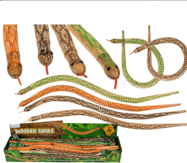 Actual product image Out of the blue Ootb - Wooden play snake, approx. 50 cm