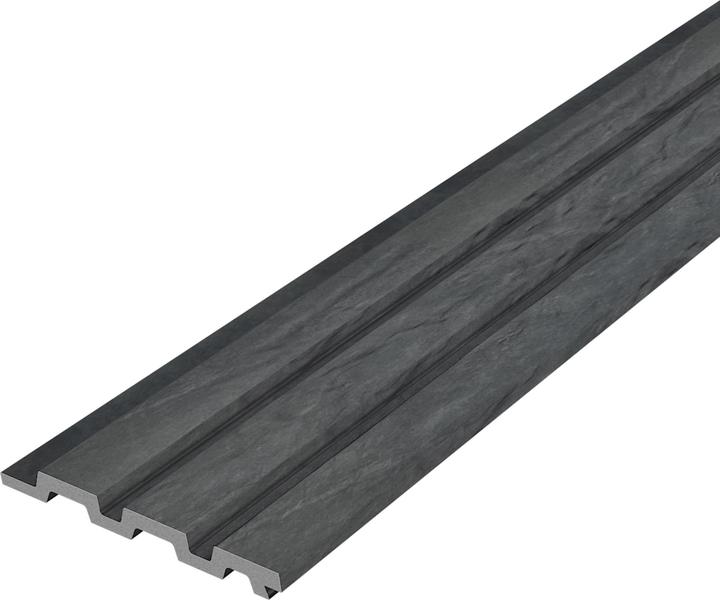 Produktbild neu.holz 3D-Wandpaneel Brunssum 24er Set 195x12,2 cm Marmorgrau ()