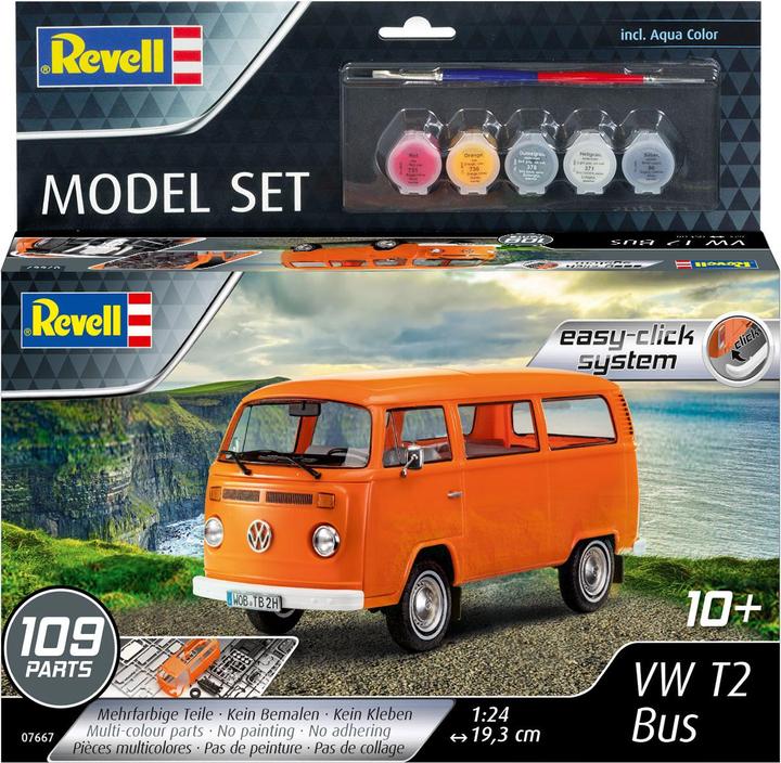 Produktbild Revell Model Set VW T2 Bus (easy click)