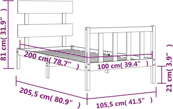 Immagine prodotto VidaXL Dachan (100 x 200 cm)