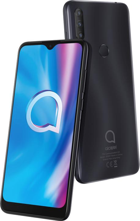 Alcatel 1S (2020) 5028D (32 GB, Power Grey, 6.22", Dual SIM, 13 Mpx, 4G)