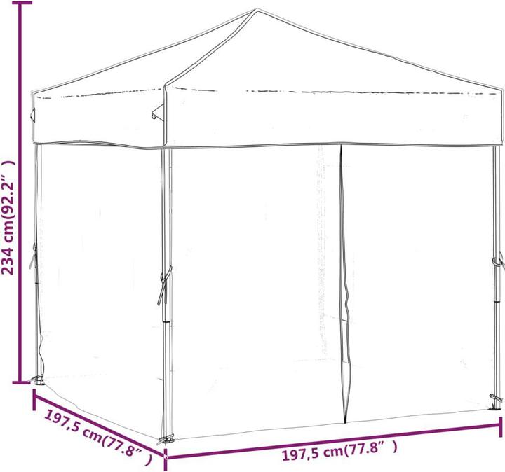 Immagine prodotto VidaXL Bernhilde (197.50 cm, 197.50 cm)