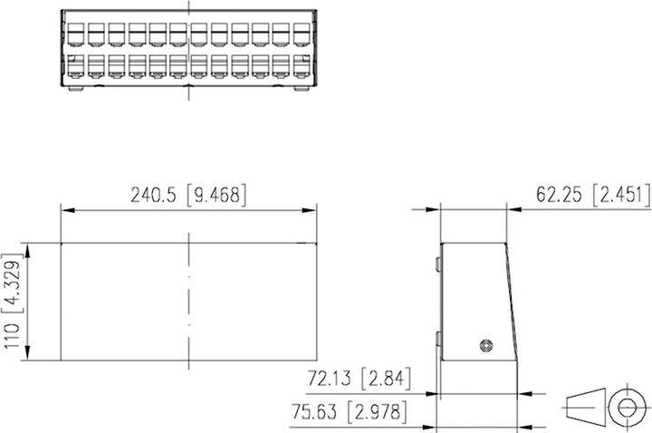 Produktbild Metz Connect 130861-2402-E Schalttafelzubehör