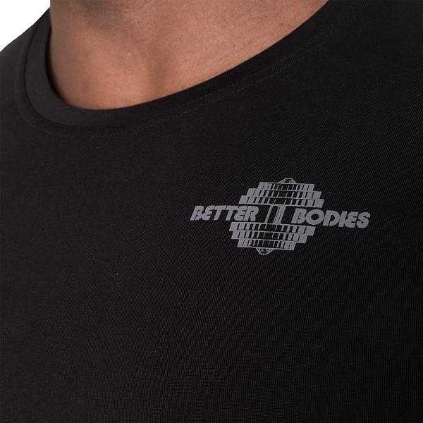 Actual product image Better Bodies Essential Tapered Tee - Black (S)