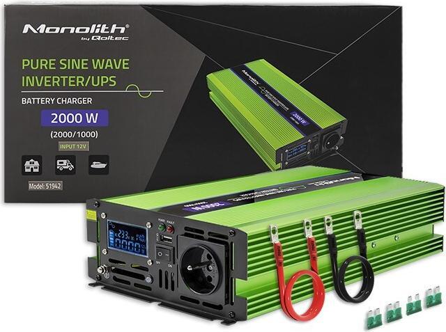Produktbild Qoltec Pure Sine Wave Inverter Monolith