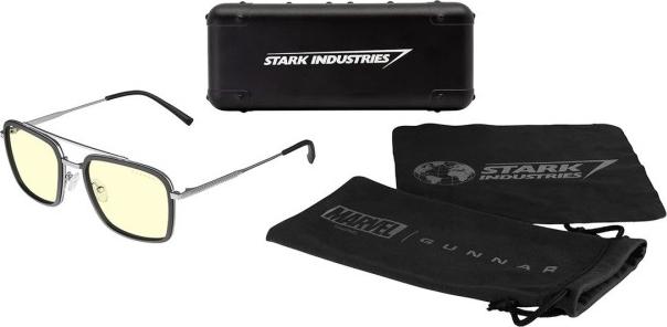 Produktbild Gunnar Gaming Brille Stark Industries Marvel Silver Amber