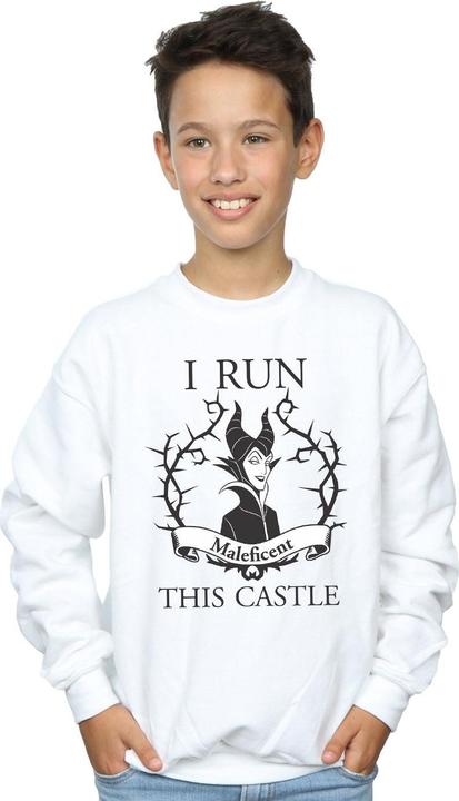 Actual product image Disney Boys Maleficent I Run This Castle Sweatshirt (140, 146)