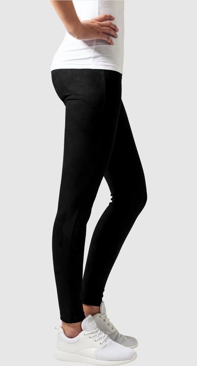 Actual product image Urban Classics Ladies Imitation Suede Leggings (XS)