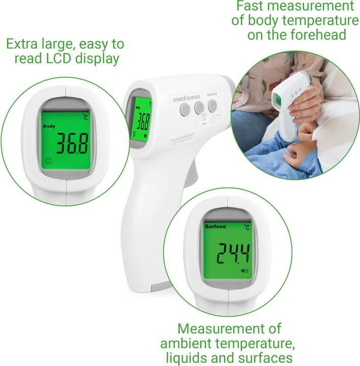 Actual product image Medisana TM A79 Infrared (Non-contact, Forehead)