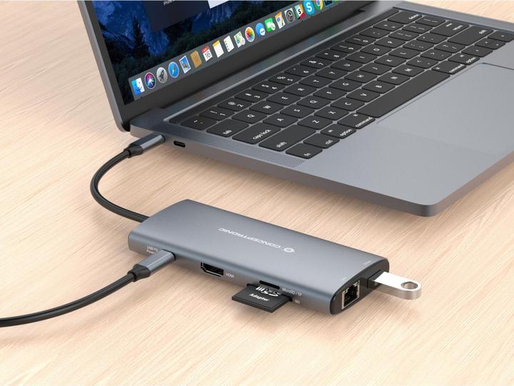 Actual product image Conceptronic USB Typ-C auf HDMI/USB 3.0/ USB Typ-C (USB-C, 1 Ports)