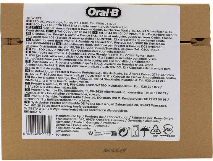 Image du produit Oral-B Pro 3DWhite (12 x)