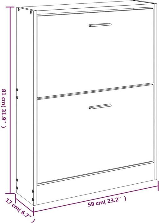 Image du produit VidaXL Sofia (59 x 17 x 81 cm)