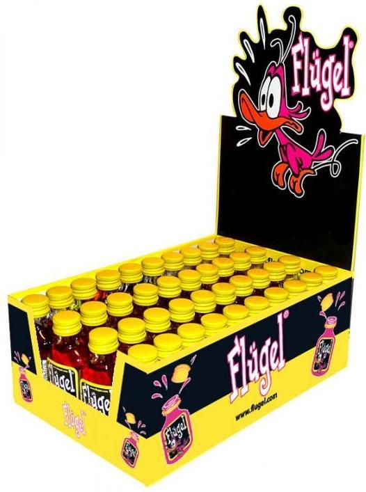 Produktbild Flügel Johannisbeer Shot mit Koffein PET Box / (40 x 2 cl)