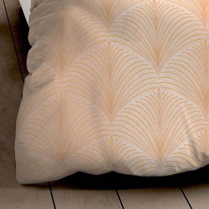 Produktbild Kaeppel Mako-Satin Bettwäsche Ikone pfirsich (Bettwäsche Set, 155x220 cm (80x80 cm))