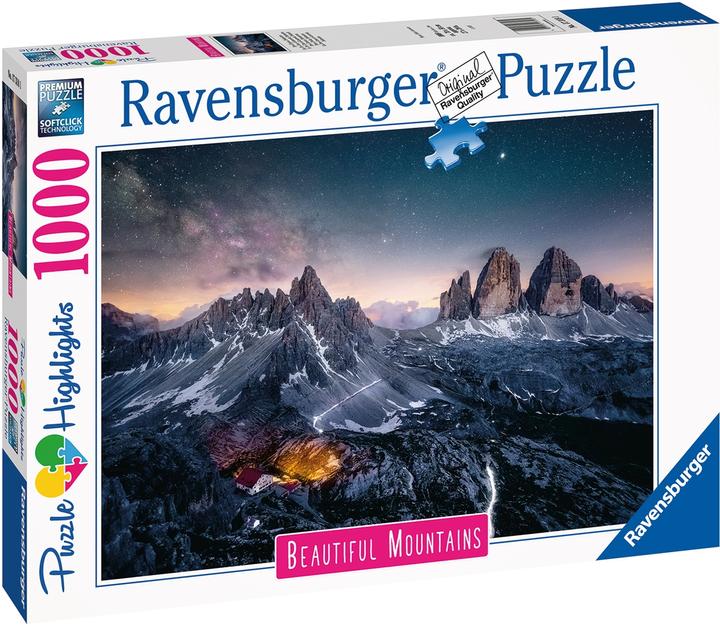 Image du produit Ravensburger Les Tre Cime di lavaredo, Dolomites (1000 pièces)