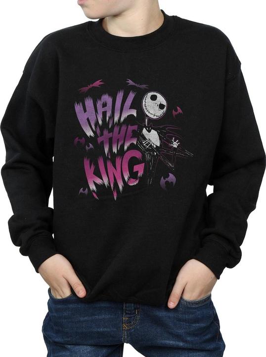 Actual product image Disney Boys Nightmare Before Christmas Hail The King Sweatshirt (128)