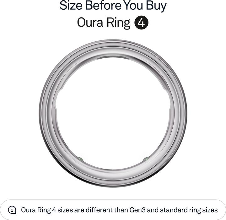 Produktbild Oura Ring 4 (11, Silber)