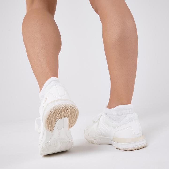 Image du produit Artengo Chaussures De Tennis Femmes Terre Battue Ts500 Blanc Beige (36)