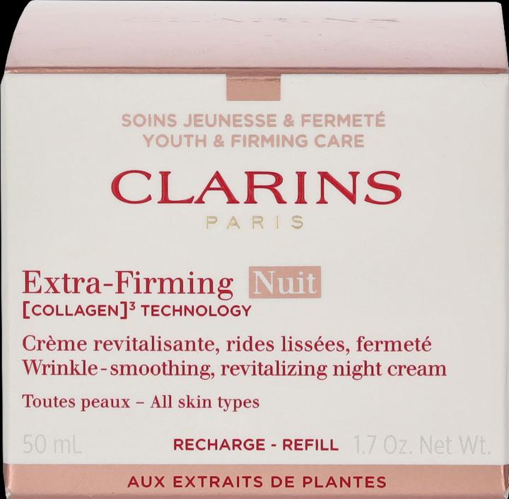 Immagine prodotto Clarins Extra-Firming Nuit (COLLAGEN)³ TECHNOLOGY Crème Toutes Peaux Refill (50 ml, Crema notte)