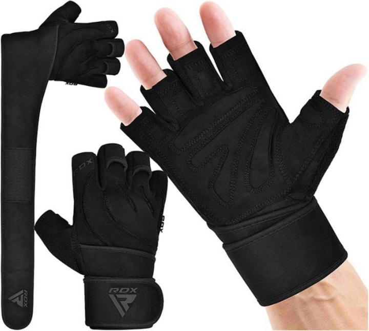 Rdx L4 Offene Finger Gewichtheber Gymhandschuhe