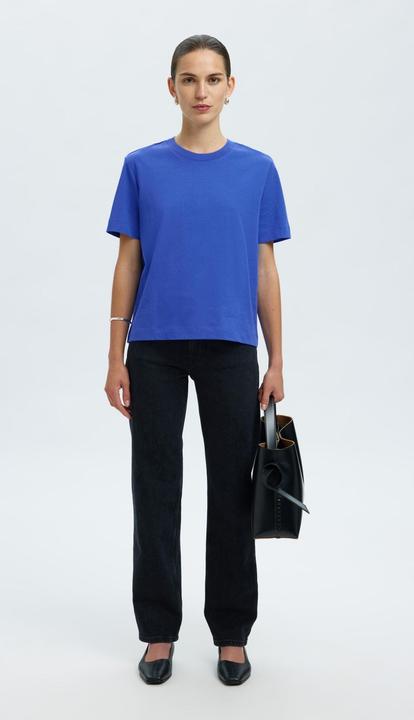 Actual product image Selected Femme Slfessential Ss Boxy Tee Noos (M)