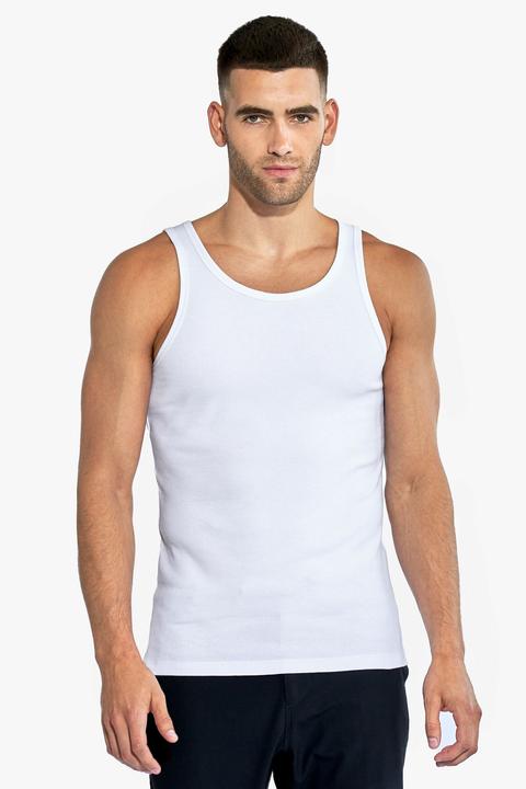 Image du produit Bread & Boxers 2-Pack Tank Ribbed - Coton biologique (L)