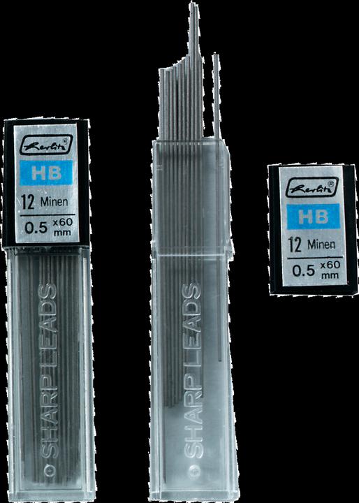 Actual product image Herlitz Mechanical pencil leads (Refill, Black, 0.00 mm)