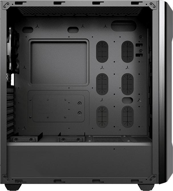 Actual product image Cougar Gemini S Iron-Gray RGB Mid Case (Mini-ITX, ATX, mATX, SSI CEB)