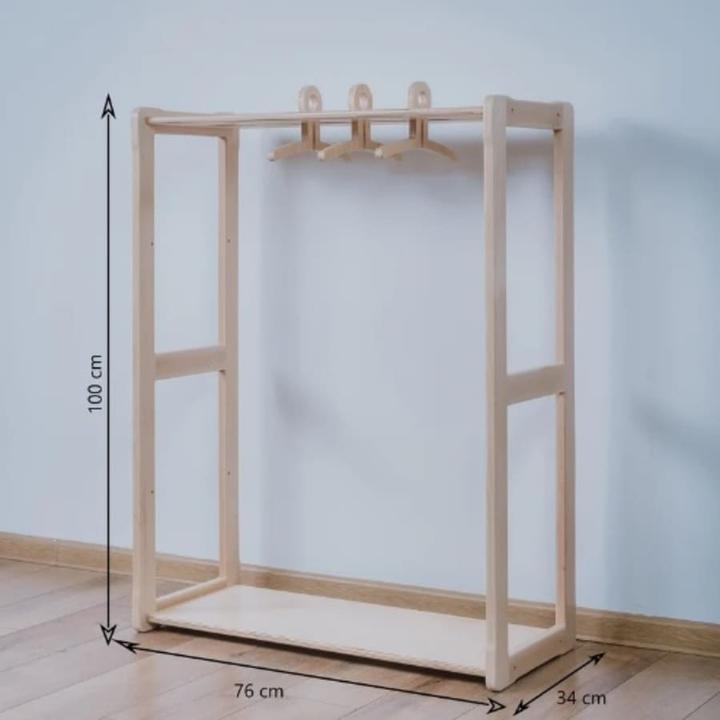 Image du produit Activity Board Meubles de chambre d'enfant Waldorf. Cintre pour enfants avec étagère