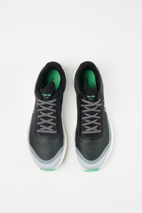 Actual product image Nnormal Kjerag Shoe Black/Green (41 1/3)