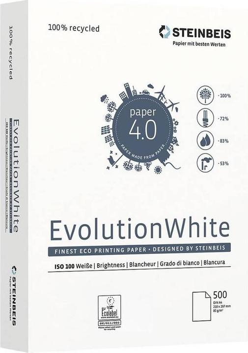 Immagine prodotto Steinbeis EvoluzioneBianco (80 g/m², 500 x, A4)
