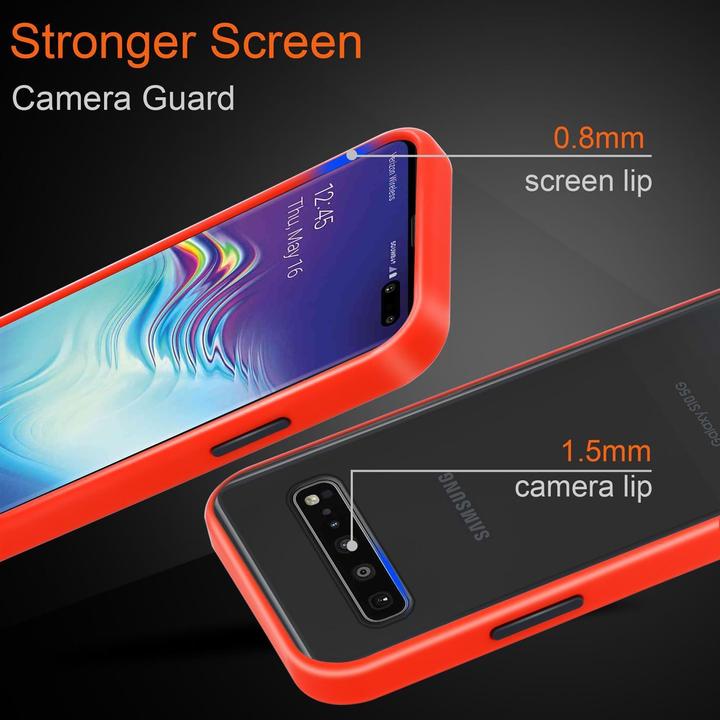 Actual product image Cadorabo Hybrid Matt Cover (Samsung Galaxy S10)