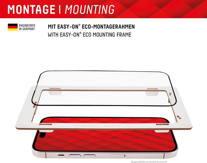 Productafbeelding Displex Real Glass, Full Cover Panzerglas (1 Stuk, Apple iPhone 15 Pro Max, Apple iPhone 15 Plus)