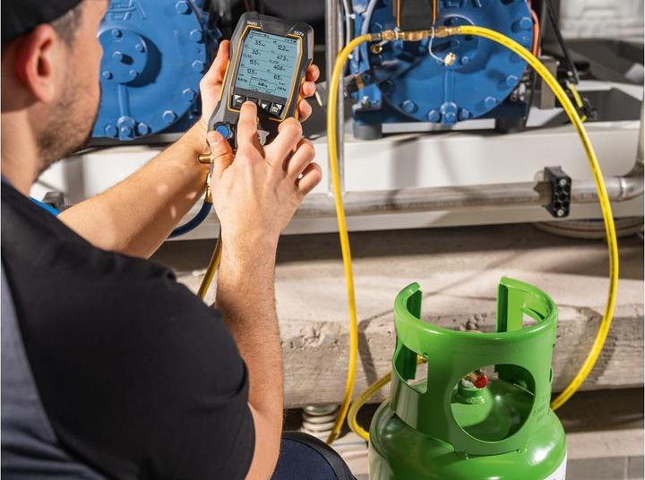 Produktbild Testo Digitale Kältemittelwaage mit Bluetooth inkl. intelligentem Ventil