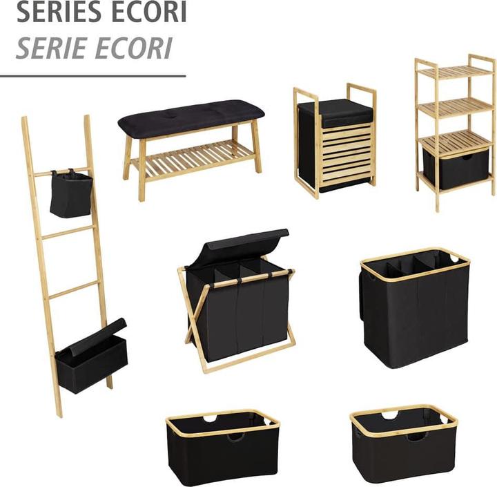 Image du produit Wenko Korb Mod. Ecori, 2er Set Textilien aus 100 % recyceltem Polyester (2 x)