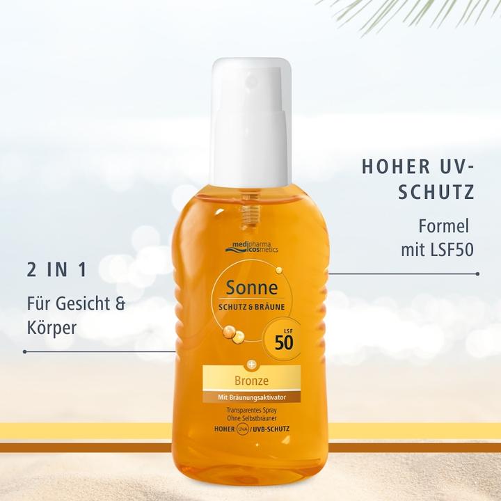 Produktbild Dr. Theiss Sonne Schu+braeu Bro Lsf50, 200 ml SPR (Sonnenspray, SPF 50, 200 ml)