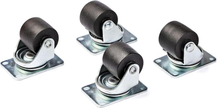 Actual product image StarTech Heavy duty casters for server cabinets - Universal M6 casters - Replacement casters ( pattern) for