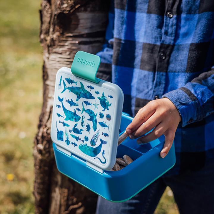 Productafbeelding Quokka Twist Kids - Dubbelwandige etensbak/lunchbox (zeedieren)