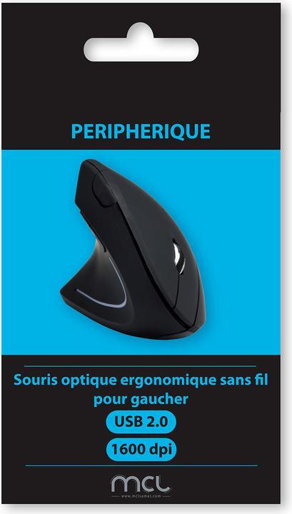 Produktbild MCL Left Handed Wireless Ergonomic Mouse (Kabellos)