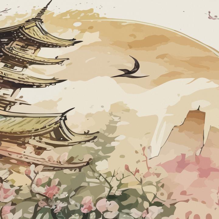 Actual product image Titanwolf Gaming Mauspad, 900 x 400mm XXL Speed Gaming Mausmatte, Mousepad Extragrosse Fläche, Japan Painting (XXL)
