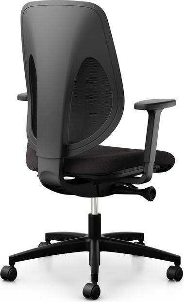 Produktbild Giroflex Bürostuhl 353 schwarz, mit Armlehne