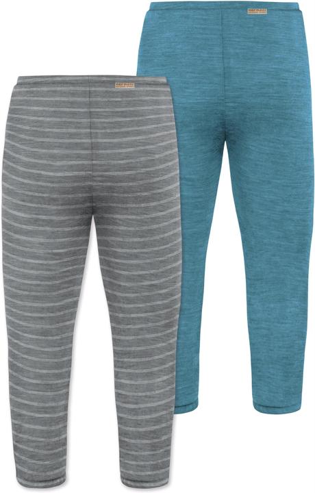 Immagine prodotto Normani Confezione da 2 pantaloni baby merino con piedini - 9539 (74)