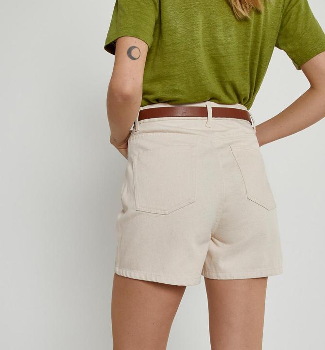 Produktbild La Redoute Collections Jeansshorts mit hohem Bund (40)