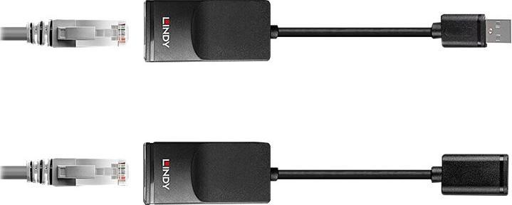 Actual product image Lindy 60m USB 1.1 Cat.6 Extender Basic 60m USB 1.1 Extension (CAT6, 60 m)