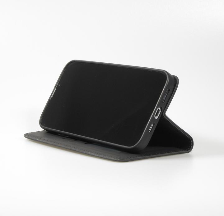 Produktbild PhoneLook Leder Tasche Flip Wallet vintage mit Magnetverschluss und Kartenhalter (Apple iPhone 13)