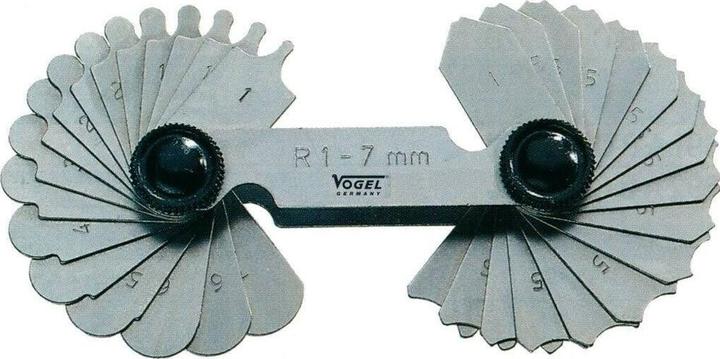 Vogel Radienschablone