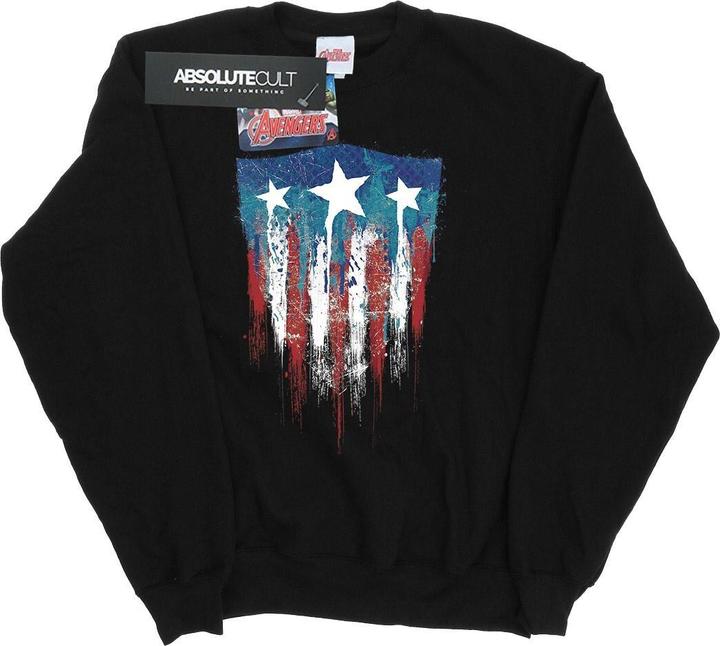 Produktbild Captain America Flag Shield Sweatshirt Jungen (140, 146)